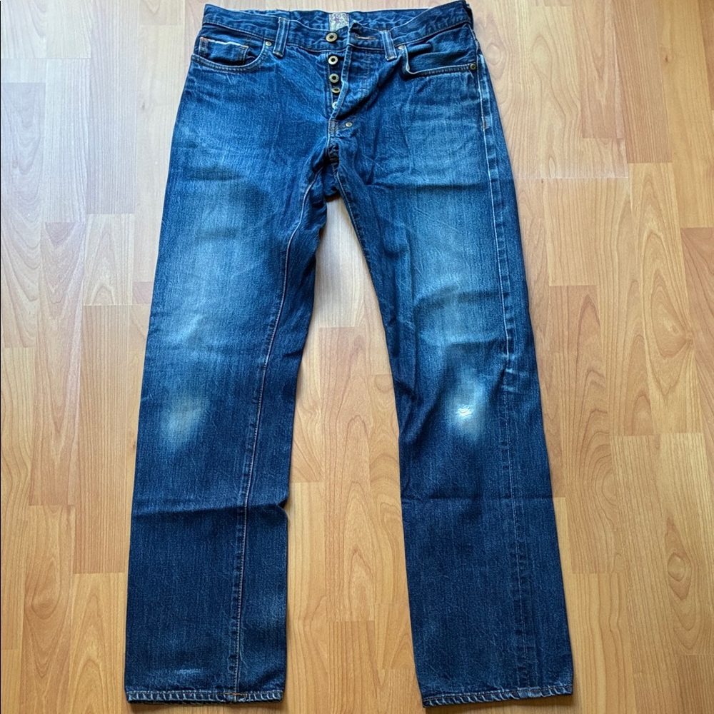 PRPS Dark Blue Straight Leg Jeans